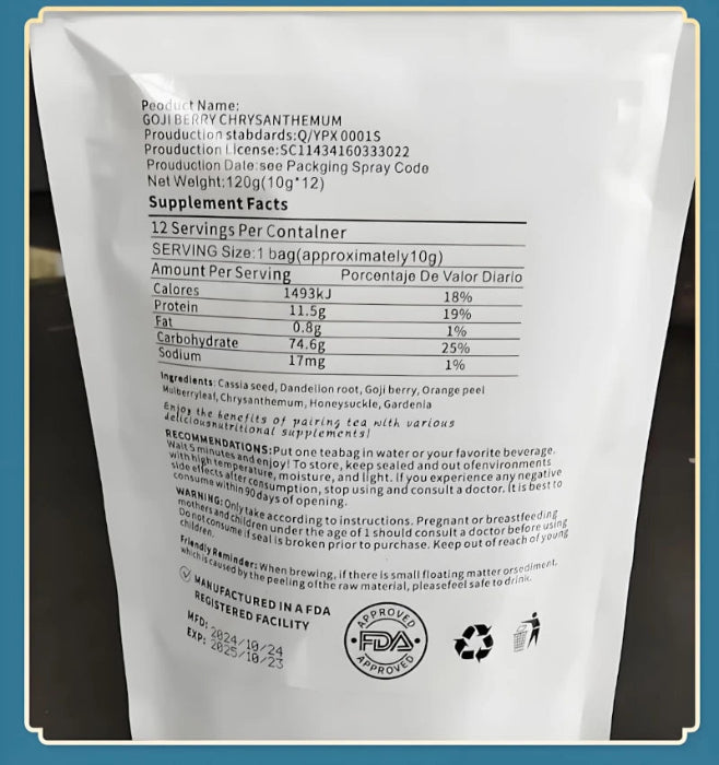 Matrif Herbal Infusion - Dandelion Wolfberry Tea