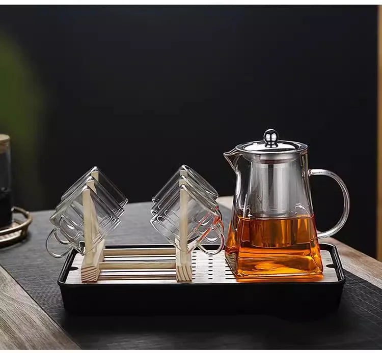 Luxury Glass Tea Set with Infuser