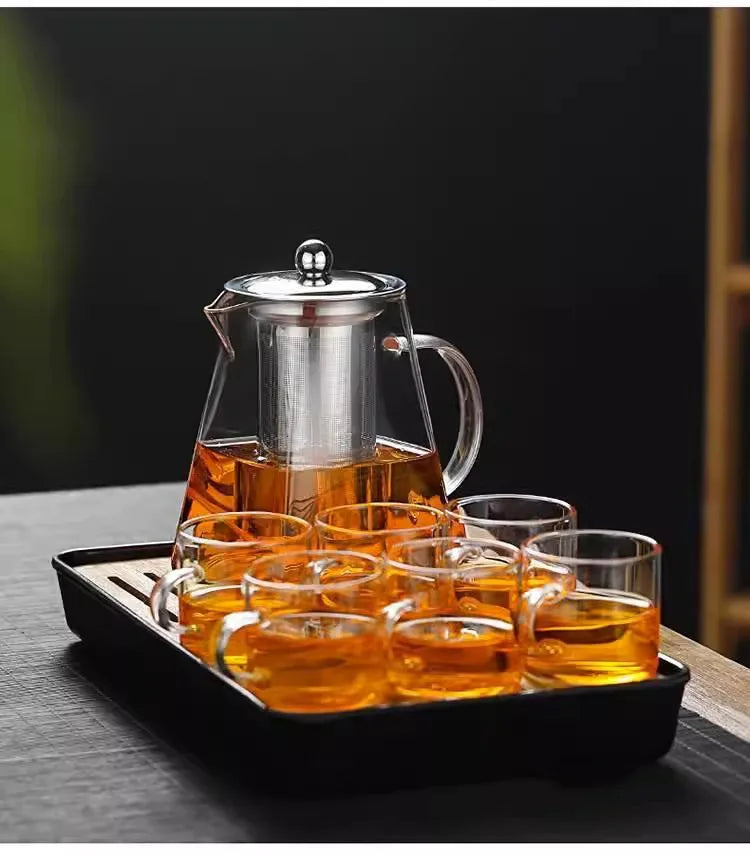 Luxury Glass Tea Set with Infuser