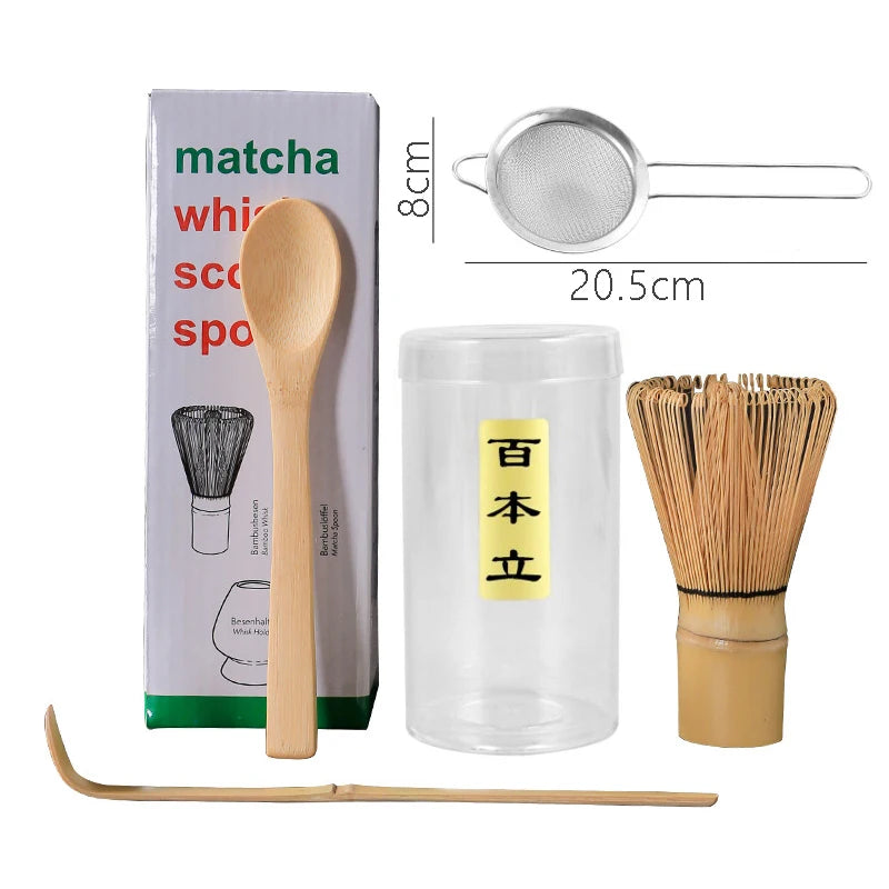 Bamboo Matcha Whisk Set