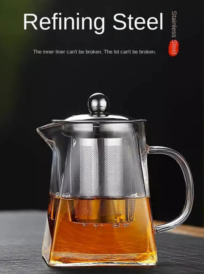Luxury Glass Tea Set with Infuser