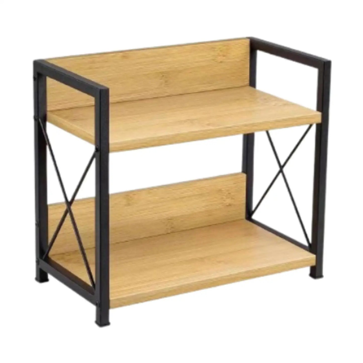 Matcha Station - Wooden Double-Layer Shelf for Matcha Tools & Kitchen Organization