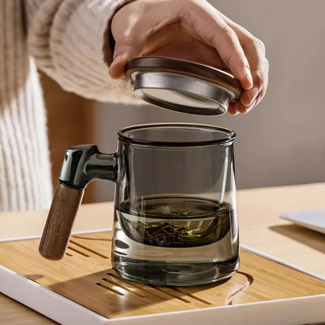 TeaMaster™ Elite Glass Tea Mug