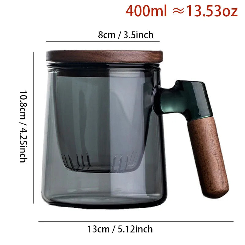 TeaMaster™ Elite Glass Tea Mug